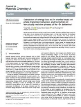 Evaluation of energy loss at Sn anodes based on phase transition behaviors and formation of electrically resistive phases of Na--Sn batteries