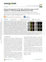 Inverse Consequences of the SnO2 Protection Layers on Pt/C Catalysts in Proton-Exchange Membrane Fuel Cells