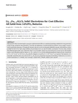 Li6-x Fe1-x Alx Cl8 Solid Electrolytes for Cost-Effective All-Solid-State LiFePO4 Batteries