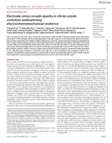 Electrode-omics reveals epochs in silicon anode evolution underpinning electrochemomechanical resilience
